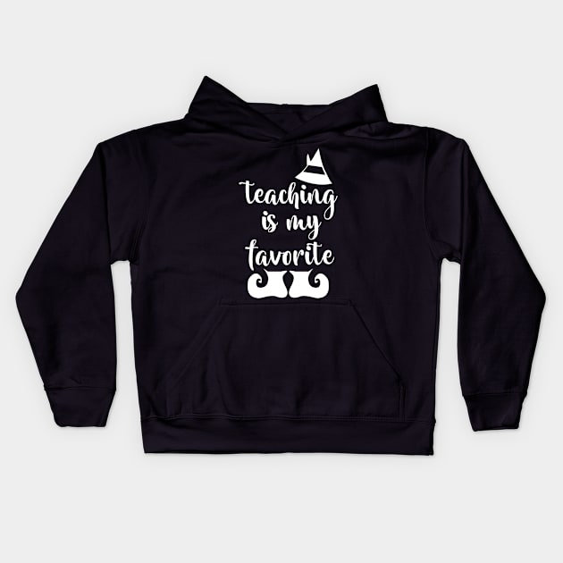 Teaching is my Favorite Kids Hoodie by animericans